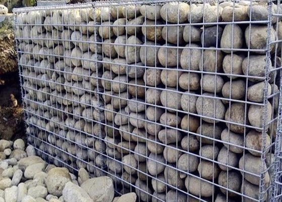 Ανθεκτικά συγκολλημένα καλάθια Gabion 2,0 mm μεγάλης διάρκειας ζωής στην περιοχή διακόσμησης