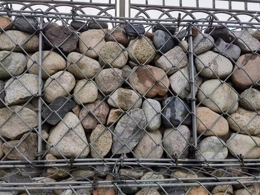 1x1x1m Gabion Wire Mesh Δυνατότητα επικάλυψης PVC 0,2-1 mm