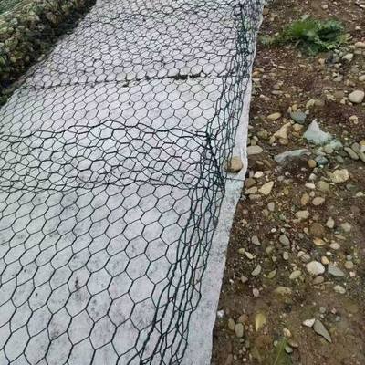 Γαλβανισμένο μεταλλικό πλέγμα Gabion Box, Εξαγωνικό πλέγμα για έλεγχο διάβρωσης