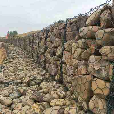 Εξαγωνικό Καλάθι Gabion με Πρότυπα ASTM 975 και EN 10223 για Κατασκευή Τοίχου Αντιστήριξης